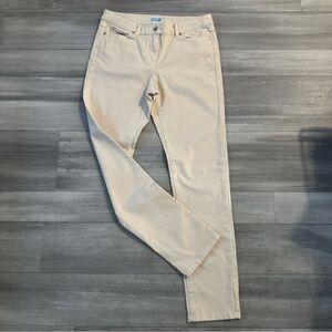 J. McLaughlin Women's Straight Leg Jeans in Light Beige